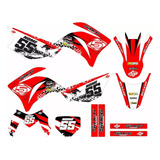 Adesivos Moto Trilha Xtz 250 Lander 20mm Personalizado Lm106