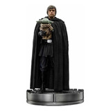 Estátua Luke Skywalker E Grogu - Iron Studios Star Wars