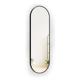 Espelho Decorativo Oval Com Led Instalado 170x60 Sob Medida