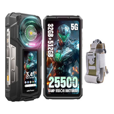 Teléfono Robusto Celular Ulefone Armor 33 Pro 5g Dual Sim 16+16gb Ram 512gb Rom 25500mah Batería 50mp 64mp Cámara De Visión Nocturna Smartphone | Meses sin interés