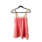 Top Coral Con Crochet Banana Republic Talla M