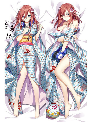 Dakimakura Go To Hanayome 2 Lados24x70+ Almohada Relleno