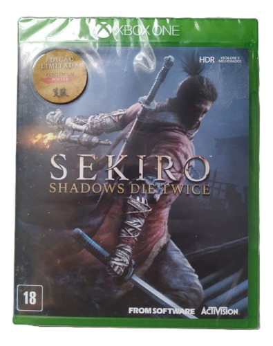 Sekiro: Shadows Die Twice Xbox One Físico Lacrado