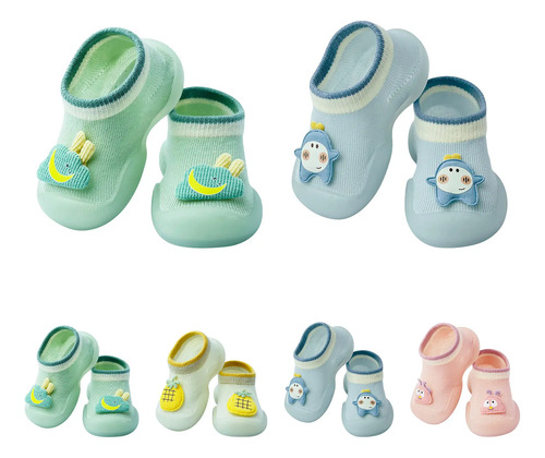 2 Zapato Calcetin Bebe Niño Niña Antiderrapante Pantufla