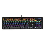 Teclado Mecanico  Gamer Hp Gk100  Negro Con Luz Rgb Qwerty