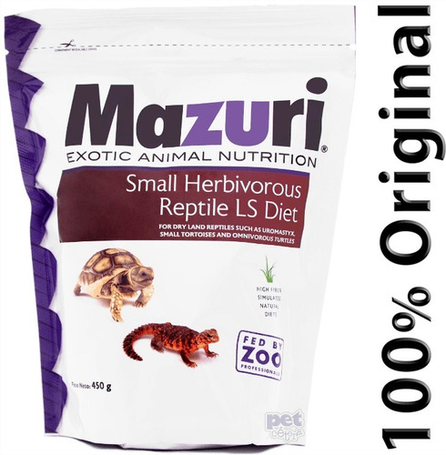 Alimento Mazuri Reptiles Herbívoros Tortuga Y Dragón (450gr)