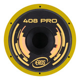 Woofer Eros Médio Grave 8 E408 Pro 400 Watts Rms 8 Ohms Cor Amarelo