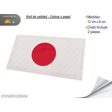 Japon Bandera  Calcomanias