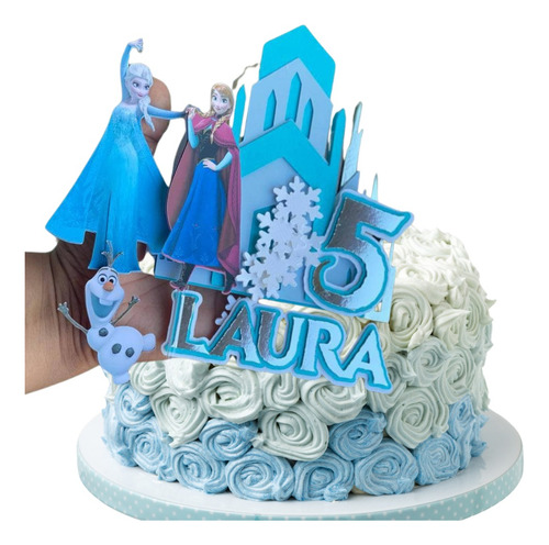 Cake Topper Letrero Para Pastel  Personalizado Frozen