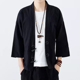 Camisas De Estilo Japonés Para Hombre Kimono Robe Haori