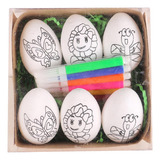 Dibujos Animados De Huevos De Pascua Que Se Pueden Pintar