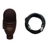 Microfone Superlux Ft4 Dinâmico P/ Percurssão + Cabo 5mt
