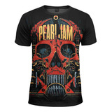 Camiseta Pearl Jam Estilo Rock Estampa Grunge