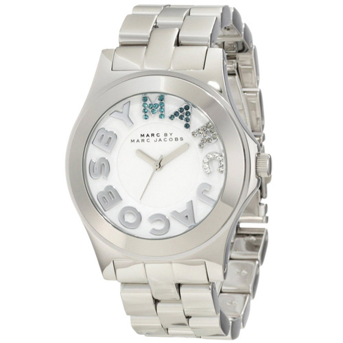 Reloj Marc Jacobs Para Mujer (mbm3136) Rivera Dial Blanco