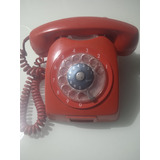 Raro Telefone Ericsson Vintage Vermelho Ótimo Para Decoração