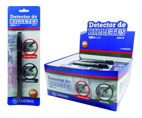 Detector De Billetes Falsos Lapiz Marcador Sabonis X1u - Jr