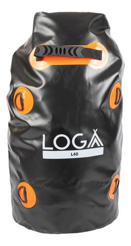 Bolso Estanco Capacidad 40 Litros Negro Loga