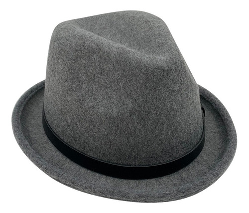 Sombrero Fedora Homburg Tirolés El Padrino Al Ala Ribeteada