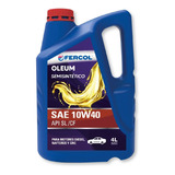 Aceite Semisintetico  Oleum 10w40 Bidon De 4 Lt Env