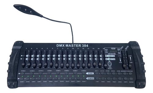 Mesa Dmx Controladora 384 Canais Efeitos Iluminação Dj