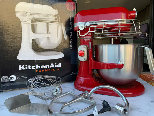 Batedeira Kitchenaid Professional Ksm7990x Empire Red 220v