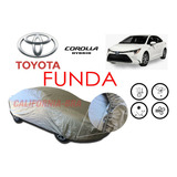 Funda Cubierta Lona Cubre Toyota Corolla Hybrid 2020