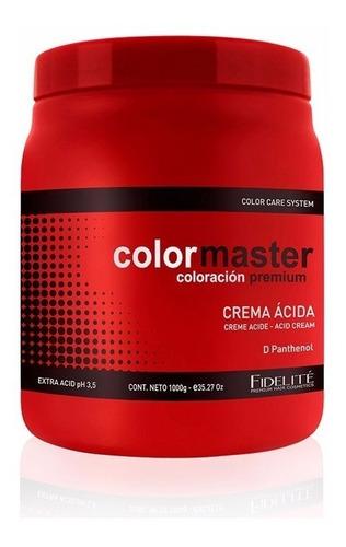 Mascara Fidelité- Colormaster- Crema Extra Ácida Ph3,5 1kg