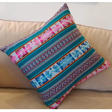 Almohadones Decorativos Manta Inca De 45x45 - Cinco Diseños 