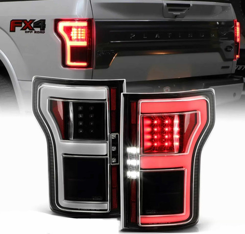 Par De Calaveras Led Ford Lobo F150 Platinum 2018 2019 2020