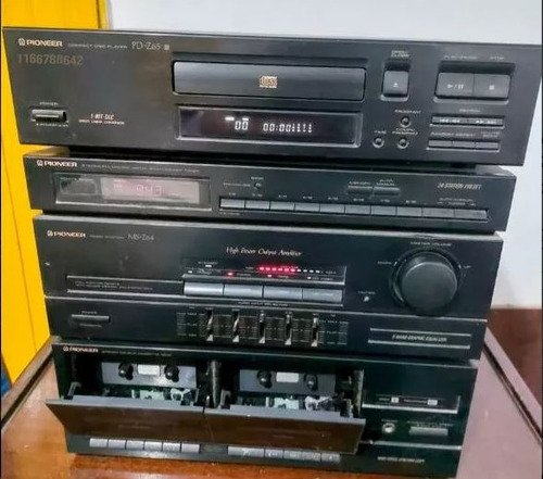 Minicomponente Vintage Con Rep Cd Pioneer Ms-z64 Y Pd-z65