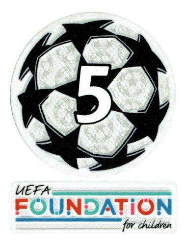 Parche Champions League Starball 5 + Uefa Foundation