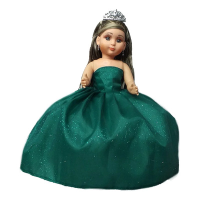 Muñeca Quinceañera Xv 15 Lacio Verde Botella Li | Envío gratis
