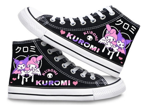 Zapatillas De Lona Kuromi Zapatillas De Patineta My Melody