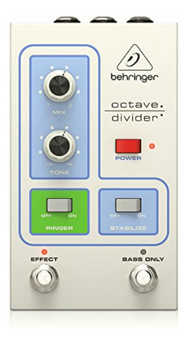 Behringer Octave Divider Pedal De Efecto Octavo Para