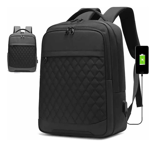 Mochila Antirrobo Inteligente Porta Impermeable Usb Notebook