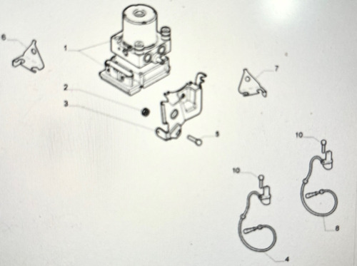 Sensor Abs Trasero Izq Fiat Punto Grand Siena Qubo Original Foto 6