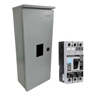 Interruptor Siemens Fxd63b200 Con Gabinete En Caja Color Gris
