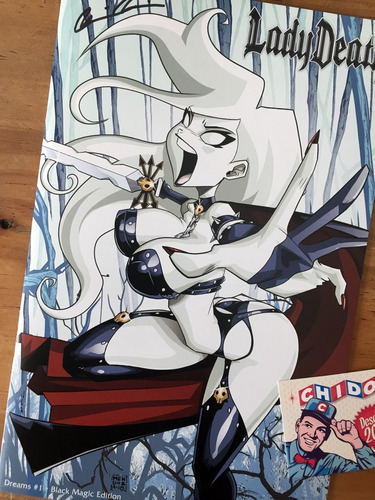 Comic - Lady Death Dreams #1 Mendoza Black Magic Variant