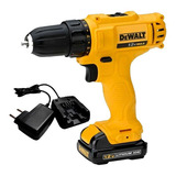 Furadeira E Parafusadeira Sem Fio 12v Bivolt Dewalt Amarela Cor Amarelo 127v/220v