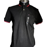 Playera Tommy Hilfiger De Hombre Talla L Color Black .