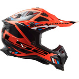 Capacete Ls2 Mx700 Subverter Evo Stomp Preto Laranja Cor Preto/laranja Tamanho Do Capacete 56