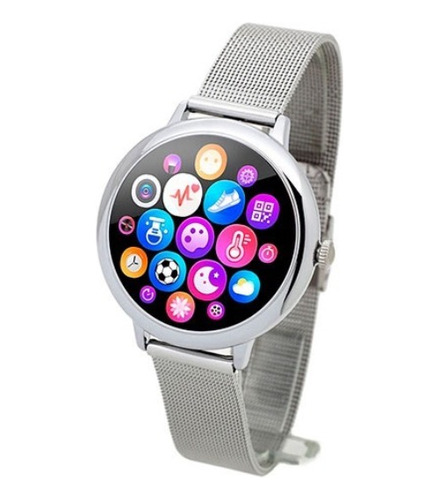 Smart Watch Mujer Deportivo, Ritmo C, Fitness Active Metal