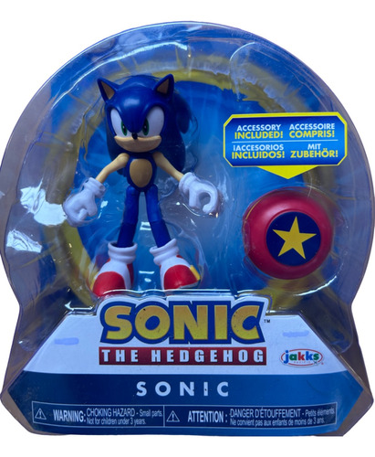 Figura De Sonic The Hedgehog, Muñeco Original Brincolín 