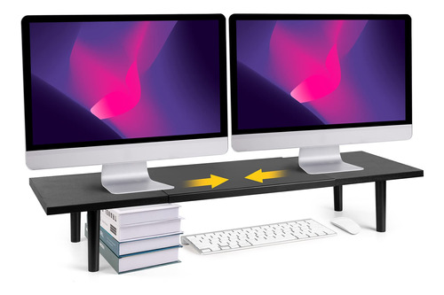 Across-star Soporte Para Escritorio De Doble Monitor, Longit