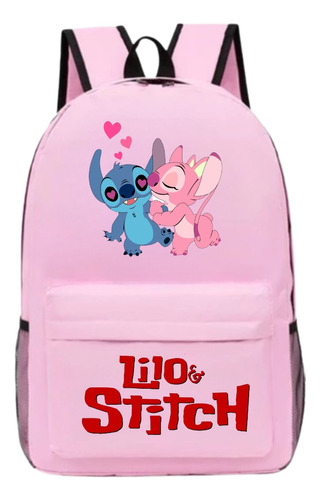 Mochila Bolsa Escolar Lilo Stitch Adulto Infantil Kids Moder