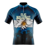 Remera De Ciclismo Manga Rangla Argentina Malvinas Mod 8