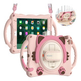 Funda Braecn iPad Mini 6 Pen Holder Correa Mano 7.9 Rosa