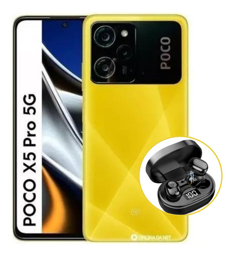 Poco X5 Pro 5g Dual Sim 8gb Ram 256gb + Fone Bluetooth 