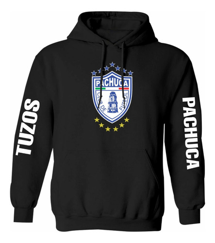 Sudadera Mod Los Tuzos Pachuca Liga Mx Estampado En Vinil