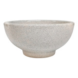 Bowl Recipiente De Ceramica 11 Cm Beige Jaspeado